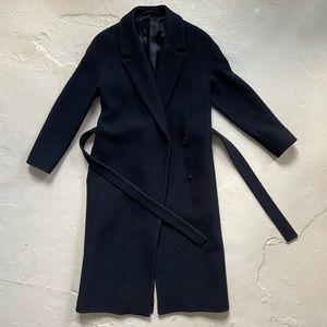 COS Wool belted coat - Navy